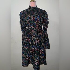 MUNTHE Chic Long Sleeve Floral Dress